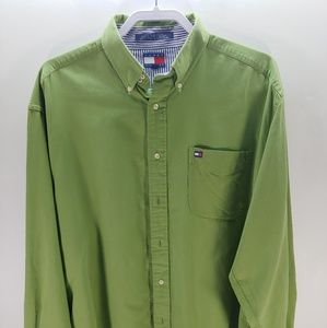 Tommy Hilfiger Green long Sleeve Button Down